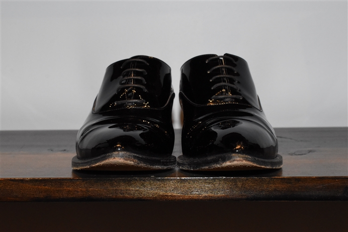 Black Patent Christian Louboutin Oxford, size 6.5