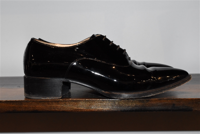 Black Patent Christian Louboutin Oxford, size 6.5