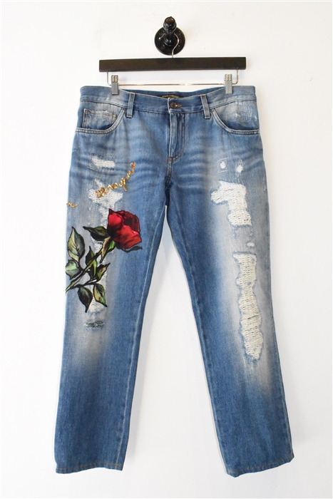 Faded Denim Dolce & Gabbana Boyfriend Jean, size 29