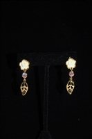 Gold Nina Ricci Earrings, size O/S