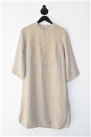 Beige 120% Lino Tunic, size S