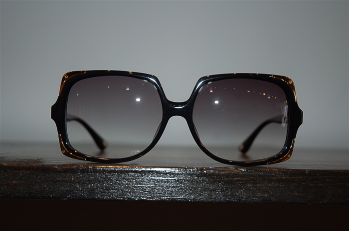 Shiny Black Michael Kors Collection Sunglasses, size O/S