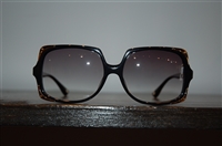 Shiny Black Michael Kors Collection Sunglasses, size O/S