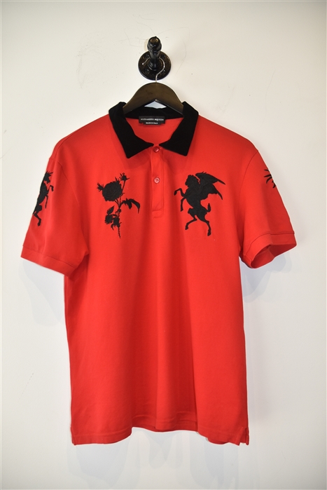 Scarlet Alexander McQueen Polo, size M