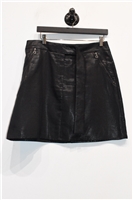 Shiny Black Sarah Pacini Short Skirt, size M