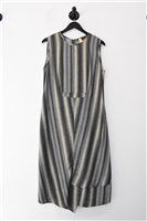 Striped Comrags Midi Dress, size XL