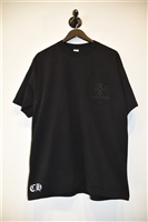 Basic Black Chrome Hearts T-Shirt, size L