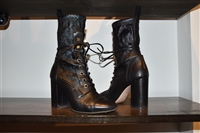 Black Leather Stuart Weitzman Boots, size 6