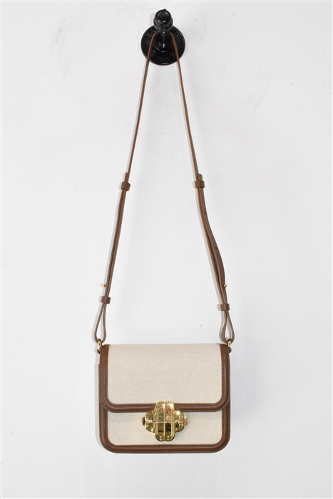 Canvas Maje Shoulder Bag, size S