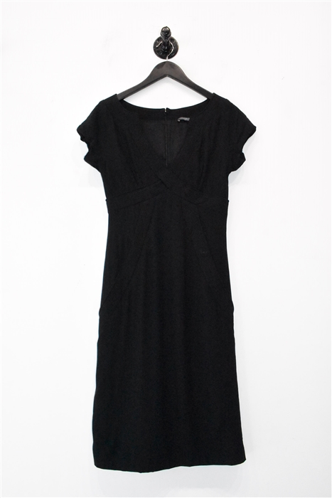 Basic Black Alexander McQueen Sheath Dress, size 6