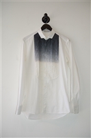 White Neil Barrett Tuxedo Shirt, size M