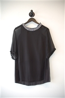 Black 3.1 Phillip Lim Short-Sleeved Top, size S