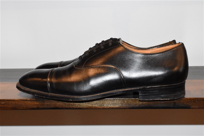 Black Leather Church's Oxford, size 8.5