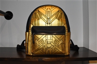 Black & Gold MCM Backpack, size M