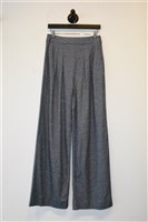 Blue Melange Giorgio Armani Wide-Leg Trousers, size 8