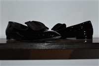Black Patent Giorgio Armani Slippers, size 7.5