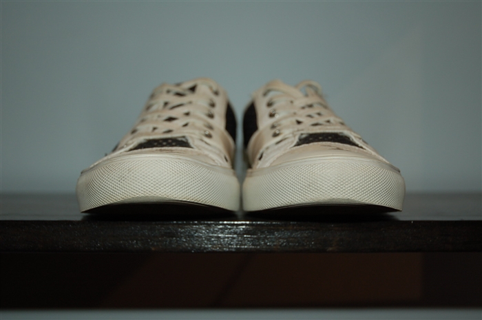 White & Black Neil Barrett Sneaker, size 8