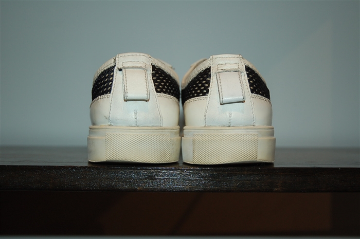 White & Black Neil Barrett Sneaker, size 8