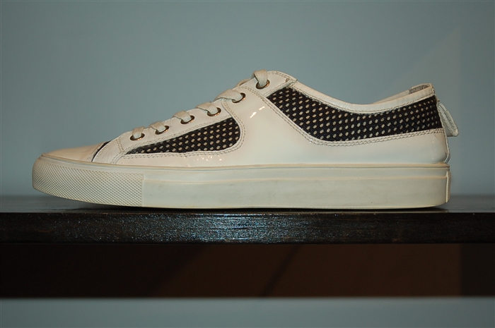 White & Black Neil Barrett Sneaker, size 8