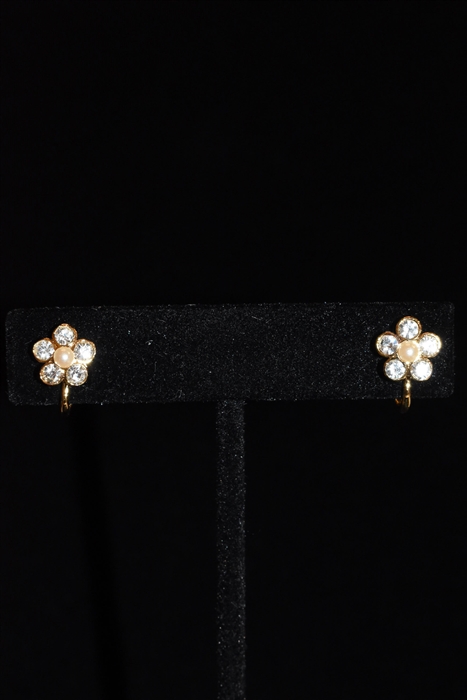 Gold Nina Ricci - Vintage Earrings, size O/S
