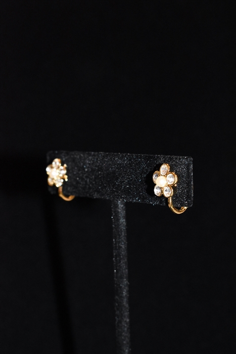 Gold Nina Ricci - Vintage Earrings, size O/S