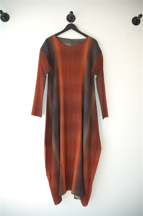 Striped Issey Miyake - Vintage Maxi Dress, size M