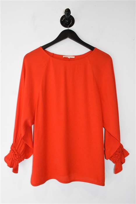 Fiery Orange Maje Pullover, size S
