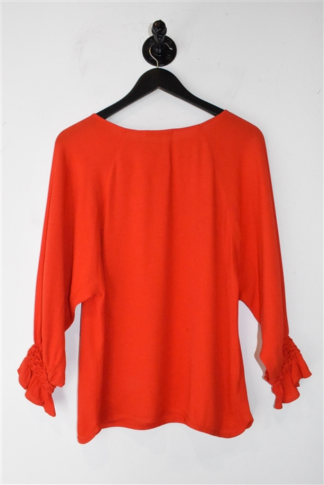 Fiery Orange Maje Pullover, size S