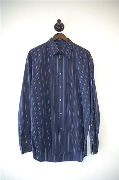 Striped Corneliani Button Shirt, size L