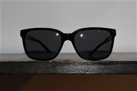 Black & Gold Versace Sunglasses, size O/S