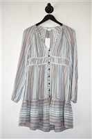 Striped Veronica Beard Mini Dress, size XS