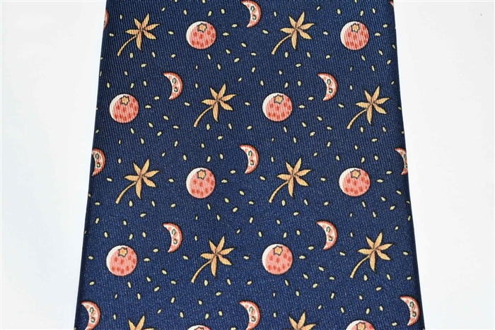 Navy Hermes Tie, size O/S