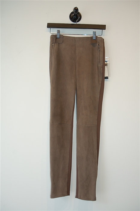 Mocca Max Mara - Weekend Leather Trousers, size XS