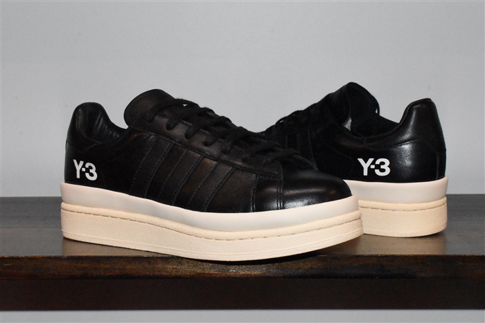 Black Leather Y-3 - Yohji Yamamoto Sneaker, size 7