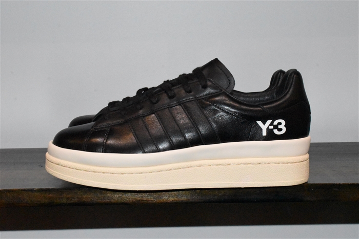 Black Leather Y-3 - Yohji Yamamoto Sneaker, size 7