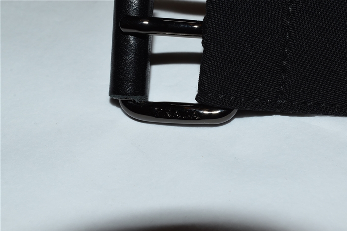 Basic Black Prada Belt, size L