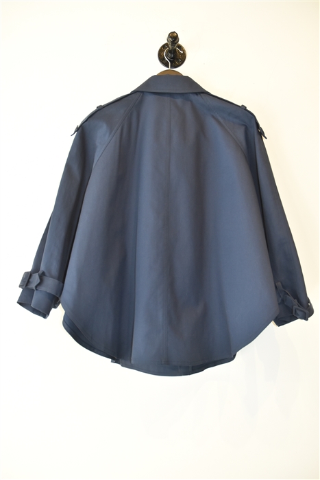 Navy Stella McCartney Poncho Jacket, size 6