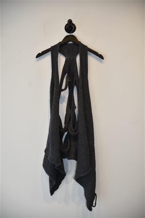 Dark Silver Sarah Pacini Vest, size O/S