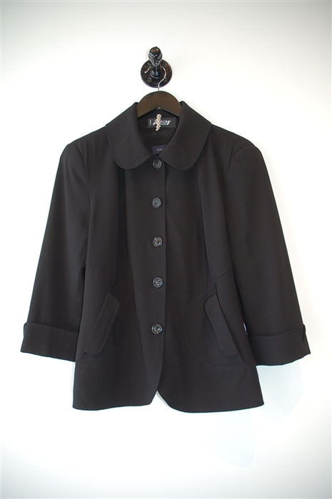 Basic Black Piazza Sempione Blazer, size 12