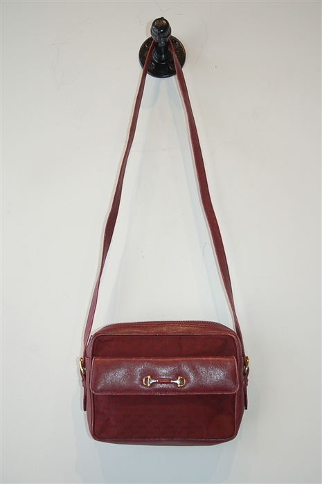 Burgundy Gucci - Vintage Cross-Body, size S