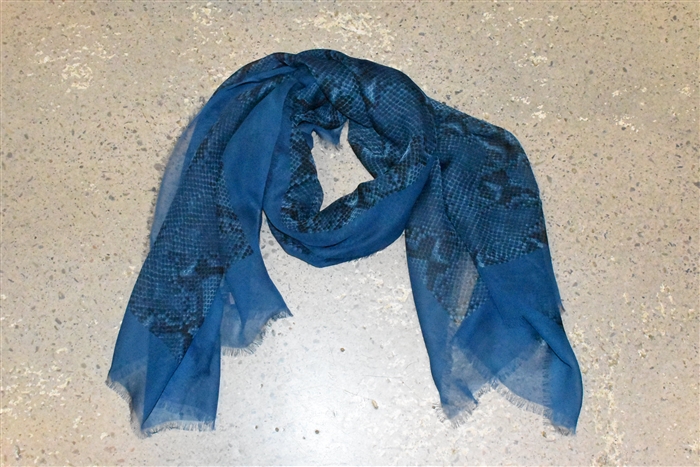 Snakeskin Burberry Scarf, size O/S