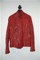 Oxblood Julius Leather Jacket, size M