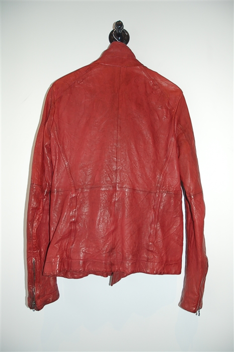 Oxblood Julius Leather Jacket, size M