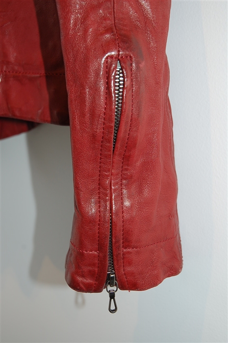 Oxblood Julius Leather Jacket, size M