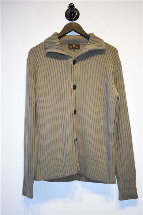 Khaki Etro Cardigan, size L