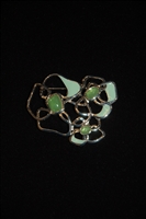 Rhodium Nina Ricci Brooch, size O/S