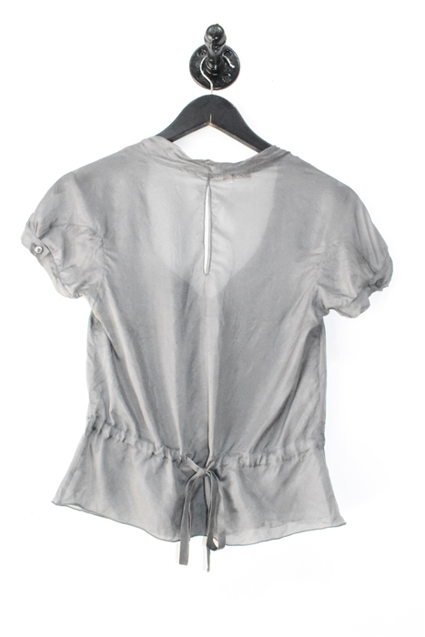 Carbon Prada Silk Top, size 2
