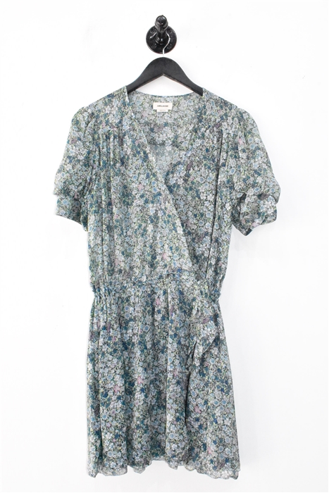 Floral Zadig & Voltaire Wrap Dress, size M