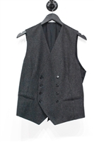 Charcoal Tagliatore Vest, size 38