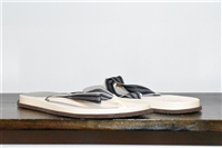 Gray Stripe Brunello Cucinelli Sandal, size 9.5